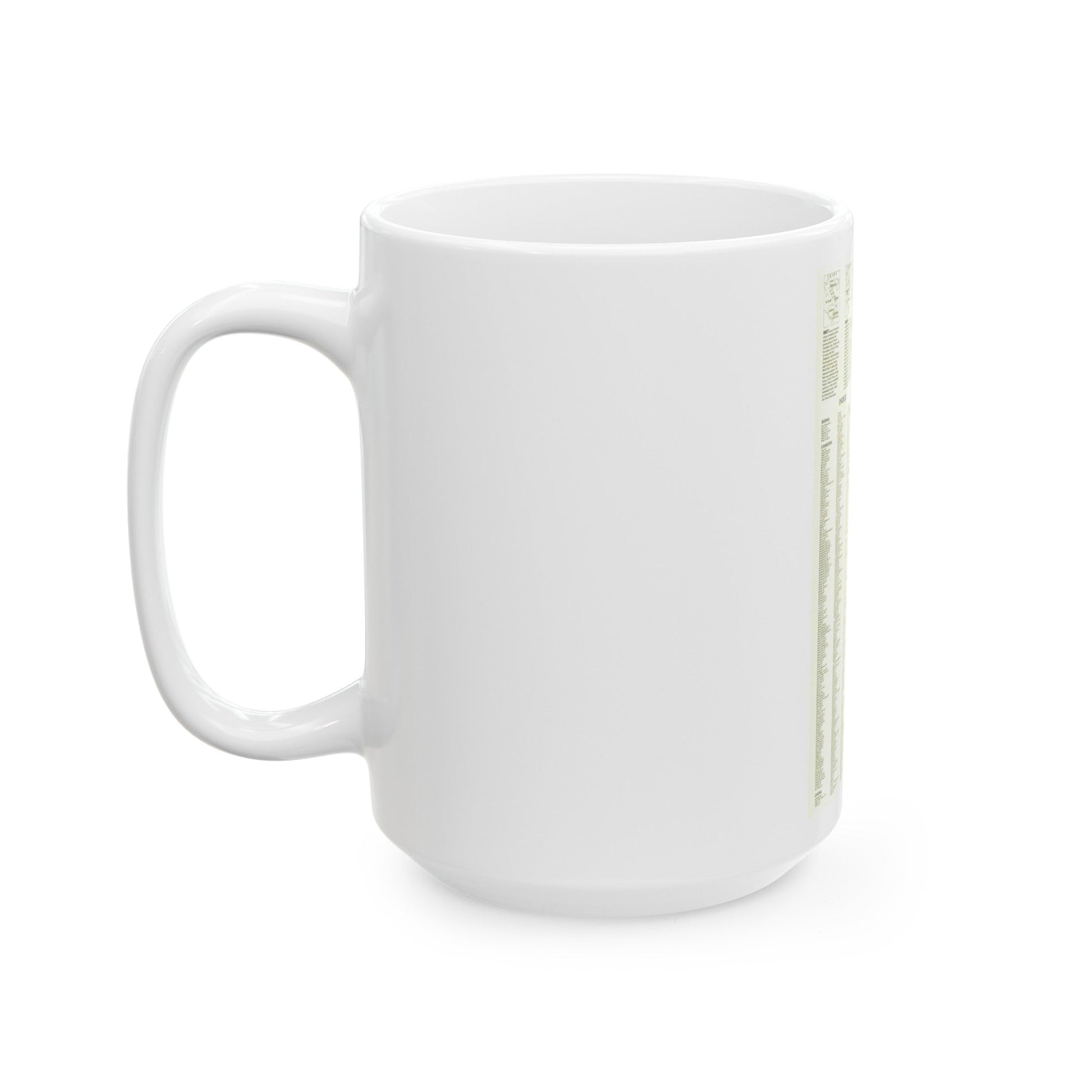 Asia - Viet Nam, Cambodia, Laos-Index (1965) (Map) White Coffee Mug-The Sticker Space