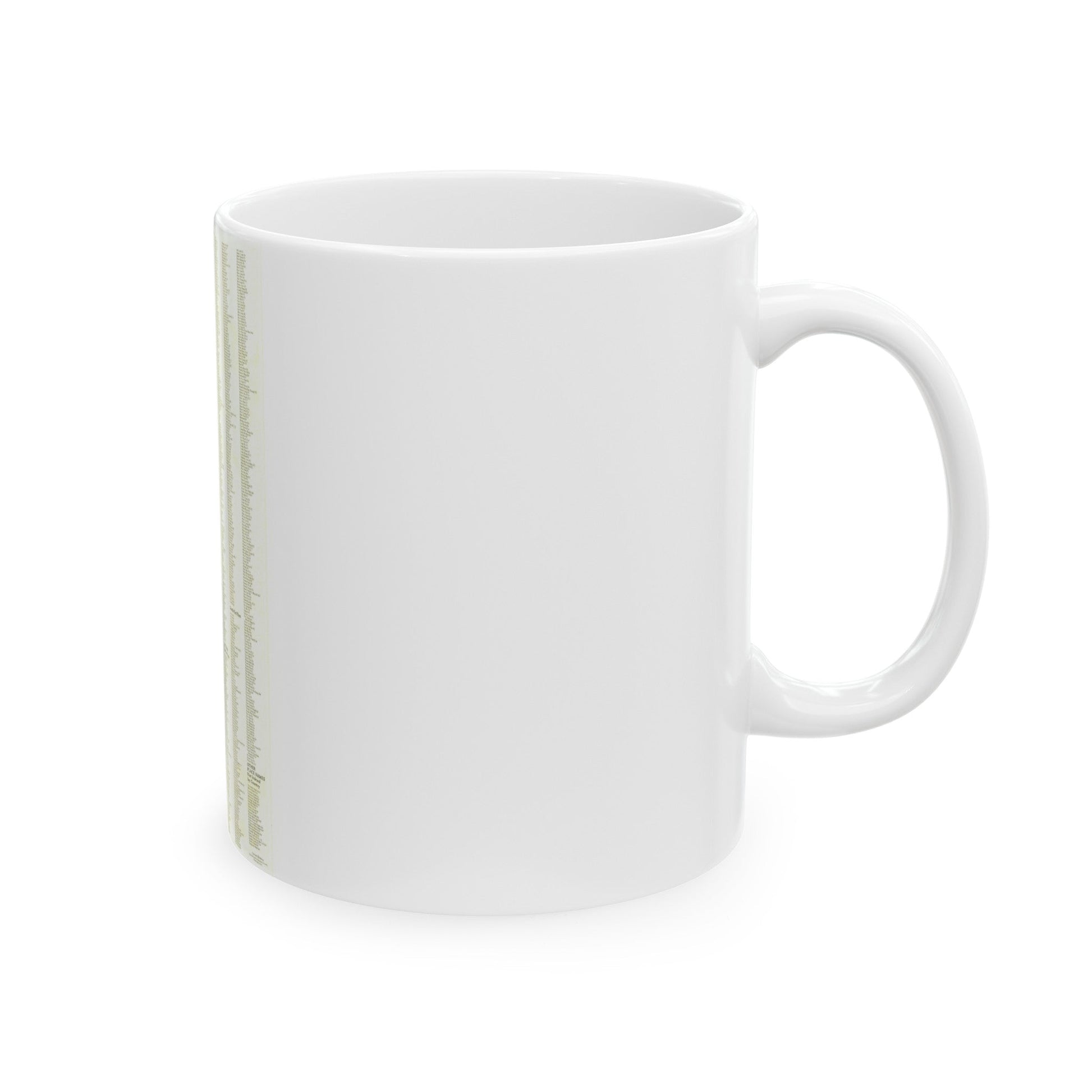 Asia - Viet Nam, Cambodia, Laos-Index (1965) (Map) White Coffee Mug-The Sticker Space