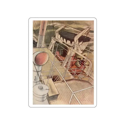 Asleep In The Deep (1), Cosmopolitan, February 1958 (Magazine Illustration) STICKER Vinyl Die-Cut Decal - The Sticker Space