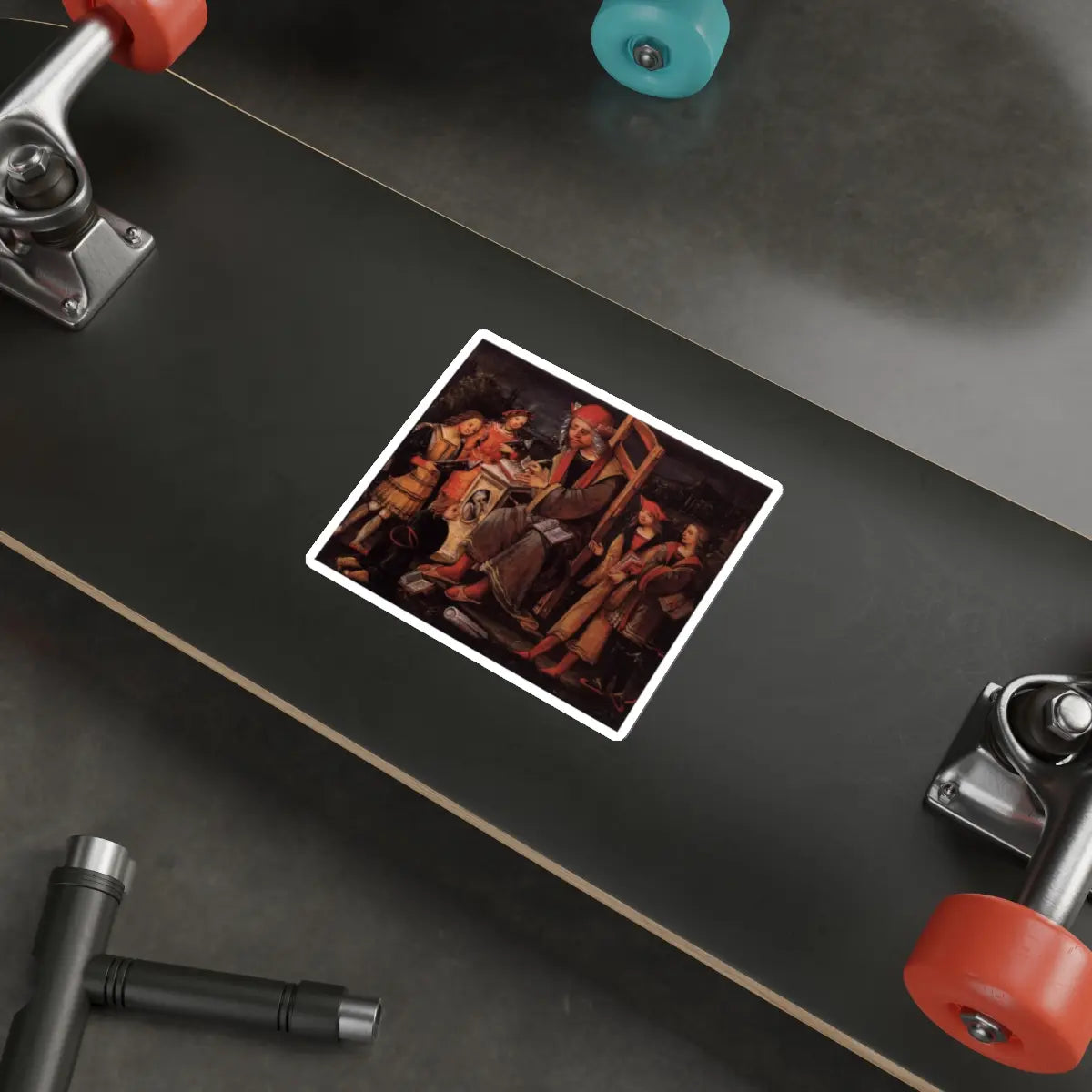 SKU:20219441599644681879 Sticker types:White Shape:Die-Cut Sizes:5" × 5"