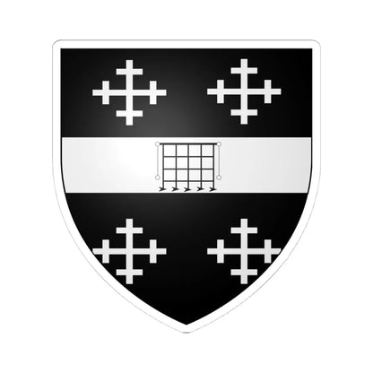 Asquith (England) (Coat of Arms) STICKER Vinyl Kiss-Cut Decal 4 Inch White - The Sticker Space