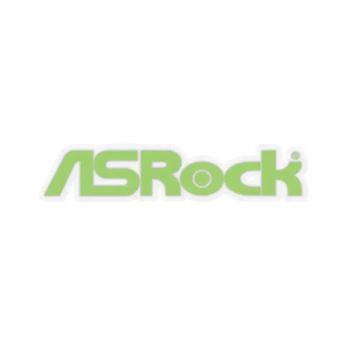 ASRock Inc. (version 2) (Logo) STICKER Vinyl Kiss-Cut Decal 3 Inch Transparent - The Sticker Space