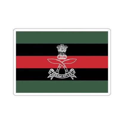 Assam Rifles Flag (India) STICKER Vinyl Die-Cut Decal 3 Inch - The Sticker Space