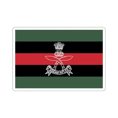 Assam Rifles Flag (India) STICKER Vinyl Die-Cut Decal 3 Inch - The Sticker Space