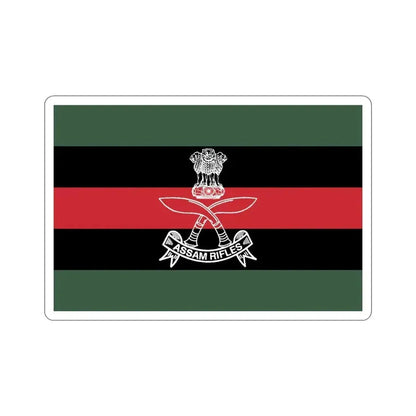 Assam Rifles Flag (India) STICKER Vinyl Die-Cut Decal 4 Inch - The Sticker Space