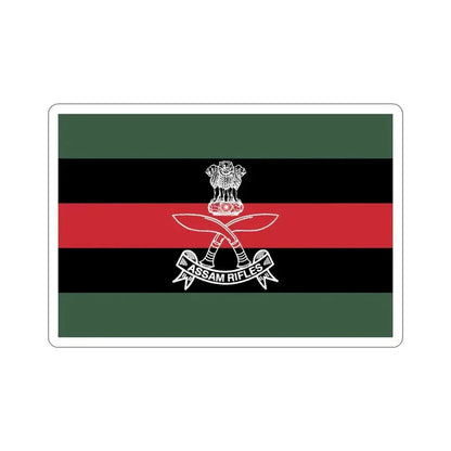 Assam Rifles Flag (India) STICKER Vinyl Die-Cut Decal 4 Inch - The Sticker Space