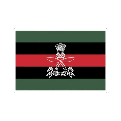 Assam Rifles Flag (India) STICKER Vinyl Die-Cut Decal 5 Inch - The Sticker Space