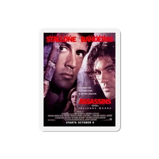 Assassins 1995 Movie Poster Refrigerator Magnet 2 Inch - The Sticker Space
