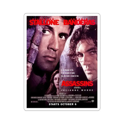 Assassins 1995 Movie Poster STICKER Vinyl Die-Cut Decal 4 Inch - The Sticker Space