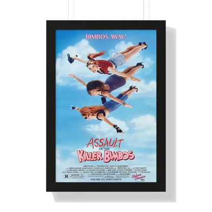 ASSAULT OF THE KILLER BIMBOS 1988 - Framed Movie Poster - The Sticker Space