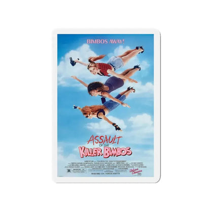 ASSAULT OF THE KILLER BIMBOS 1988 Movie Poster - Refrigerator Magnet 3 Inch - The Sticker Space
