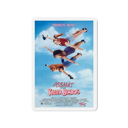 ASSAULT OF THE KILLER BIMBOS 1988 Movie Poster - Refrigerator Magnet - The Sticker Space