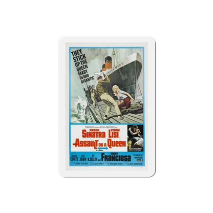Assault on a Queen 1966 Movie Poster Refrigerator Magnet - The Sticker Space