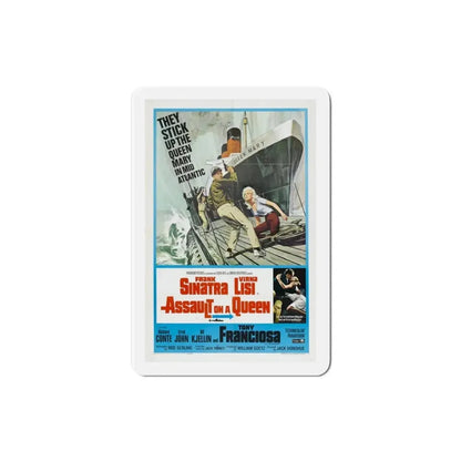 Assault on a Queen 1966 Movie Poster Refrigerator Magnet - The Sticker Space