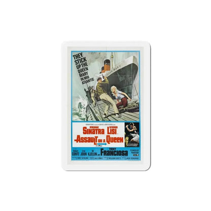 Assault on a Queen 1966 Movie Poster Refrigerator Magnet - The Sticker Space