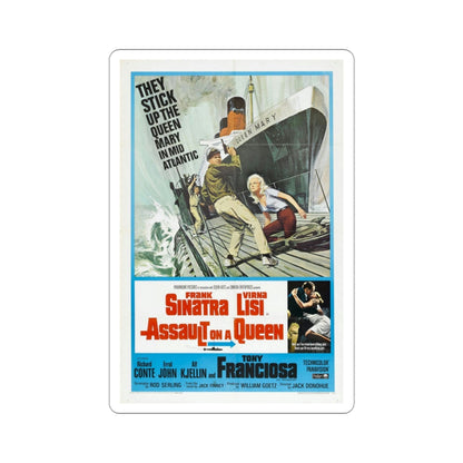 Assault on a Queen 1966 Movie Poster STICKER Vinyl Die-Cut Decal-3 Inch-The Sticker Space