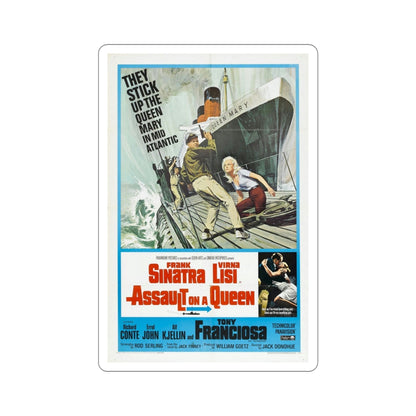 Assault on a Queen 1966 Movie Poster STICKER Vinyl Die-Cut Decal-6 Inch-The Sticker Space