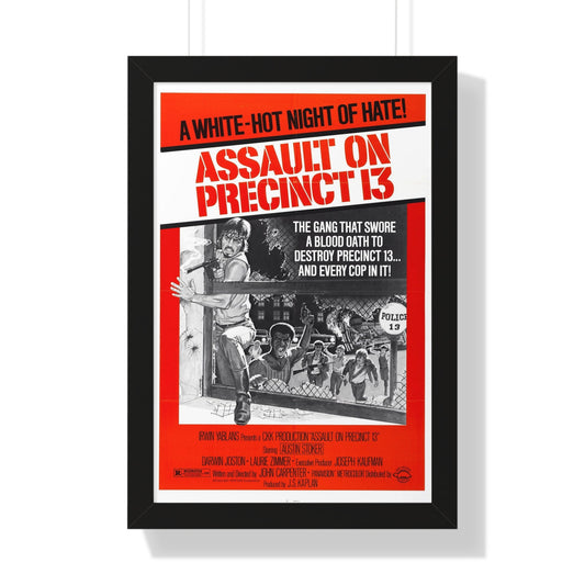 ASSAULT ON PRECINCT 13 1976 - Framed Movie Poster-16″ x 24″-The Sticker Space