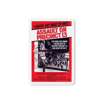 Assault on Precinct 13 1976 Movie Poster Die-Cut Magnet-2 Inch-The Sticker Space