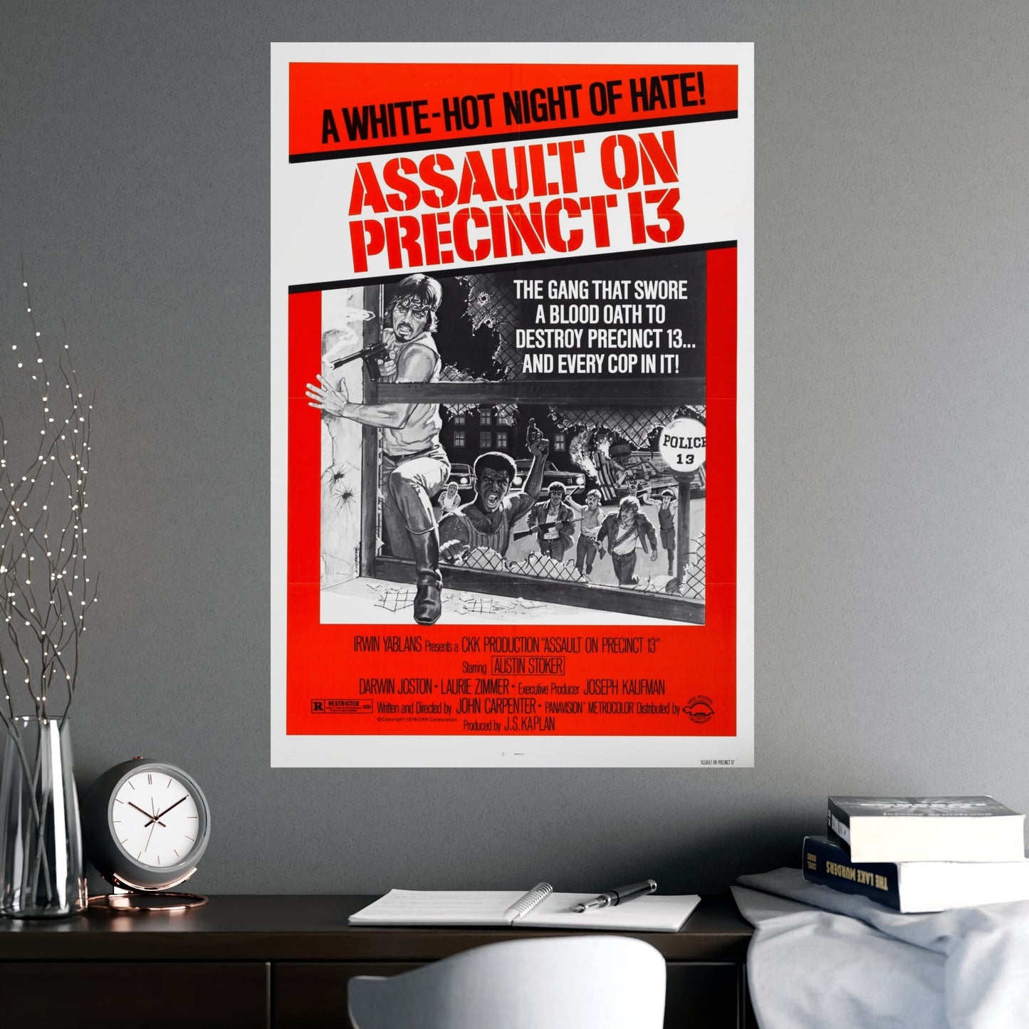 ASSAULT ON PRECINCT 13 1976 - Paper Movie Poster-The Sticker Space