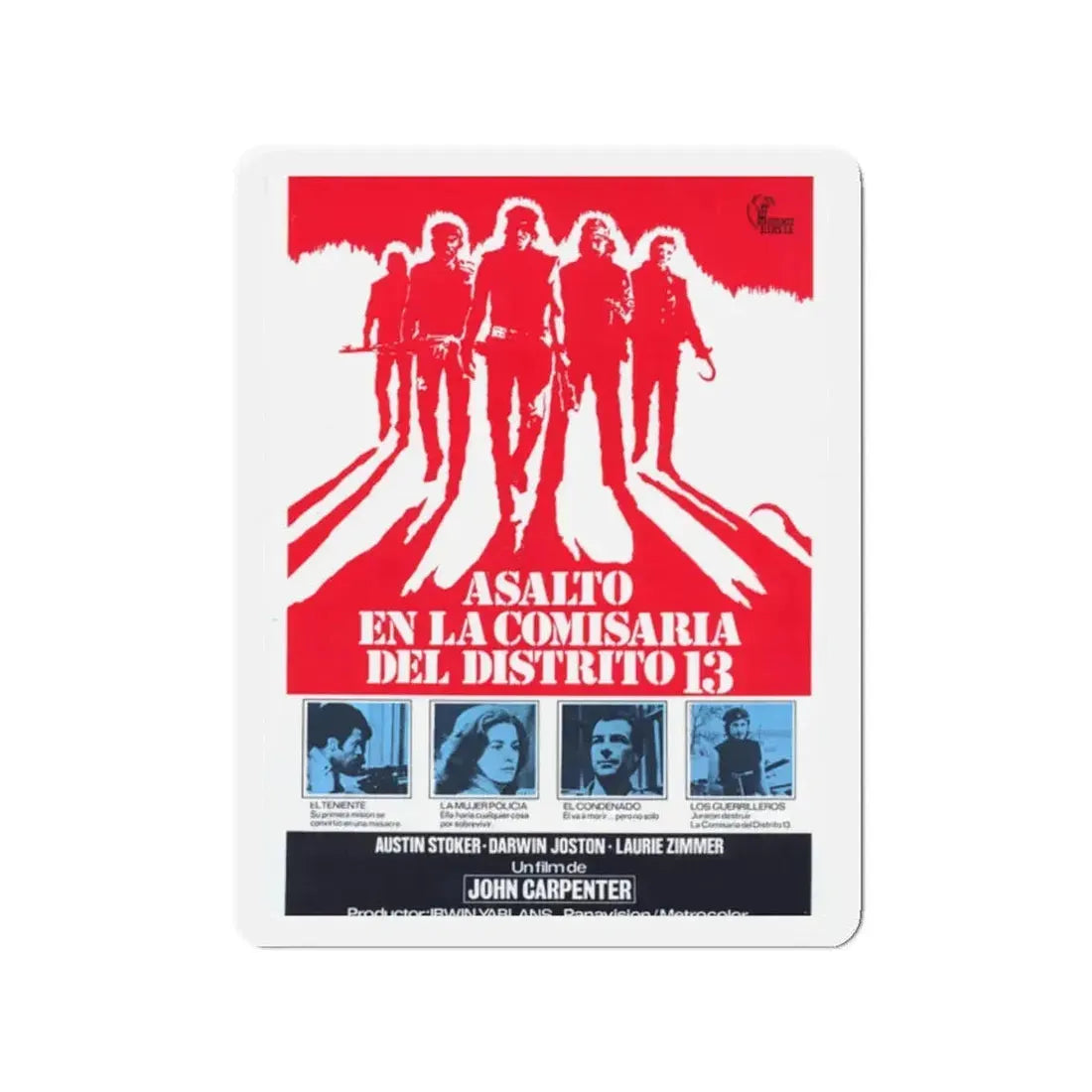 ASSAULT ON PRECINCT 13 (2) 1976 Movie Poster - Refrigerator Magnet 2 Inch - The Sticker Space