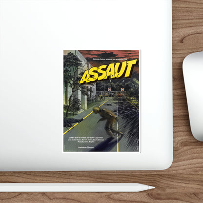 ASSAULT ON PRECINCT 13 (FRENCH) 1976 Movie Poster STICKER Vinyl Die-Cut Decal-The Sticker Space