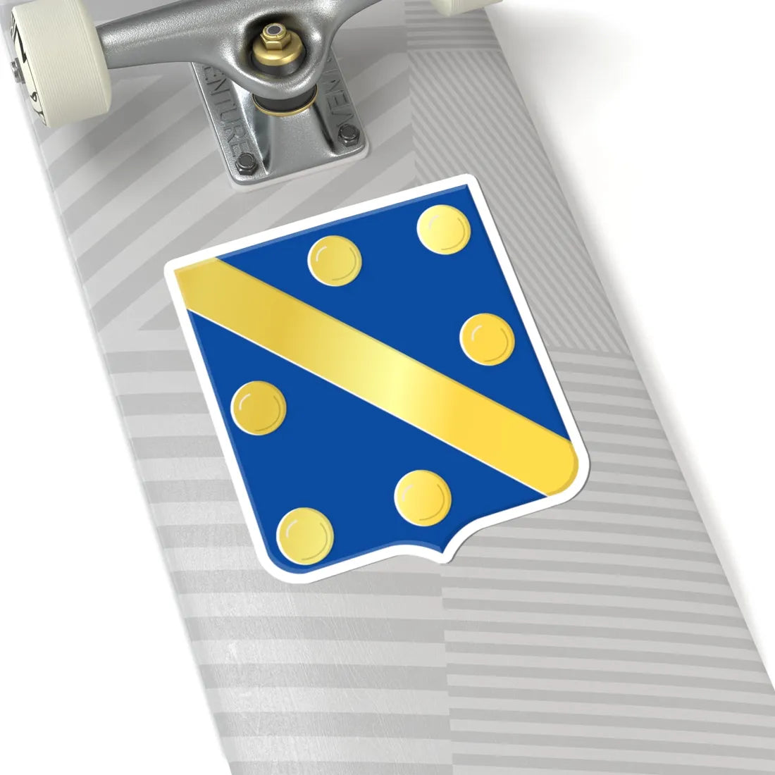 Assesse wapen (Belgium) (Coat of Arms) STICKER Vinyl Kiss-Cut Decal - The Sticker Space