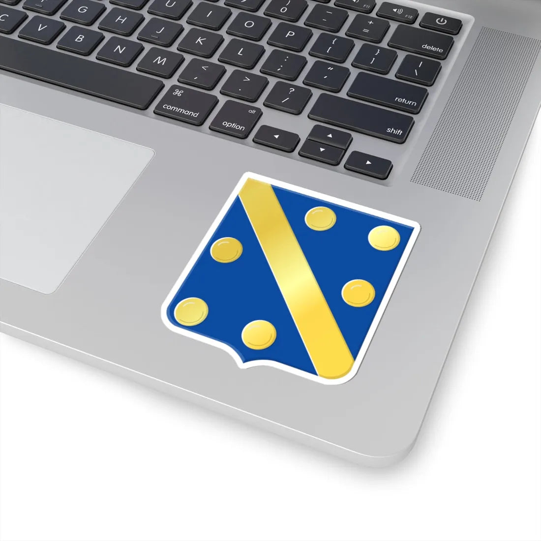 Assesse wapen (Belgium) (Coat of Arms) STICKER Vinyl Kiss-Cut Decal - The Sticker Space