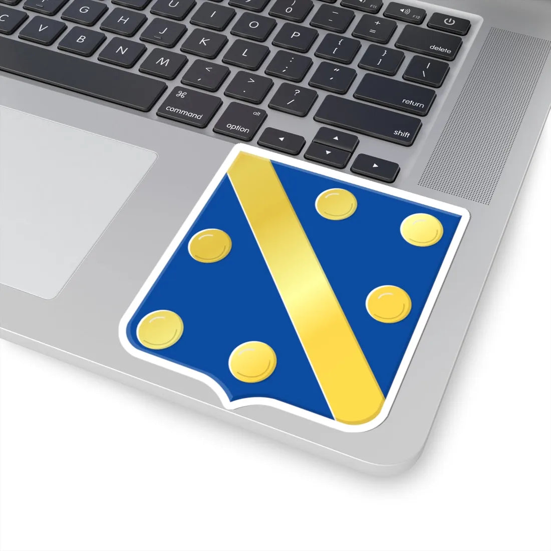 Assesse wapen (Belgium) (Coat of Arms) STICKER Vinyl Kiss-Cut Decal - The Sticker Space