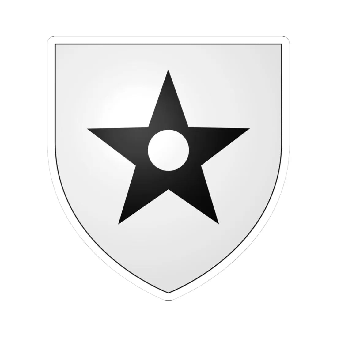 Assheton arms (England) (Coat of Arms) STICKER Vinyl Kiss-Cut Decal 3 Inch White - The Sticker Space