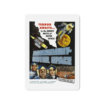 ASSIGNMENT OUTER SPACE 1960 Movie Poster - Refrigerator Magnet - The Sticker Space