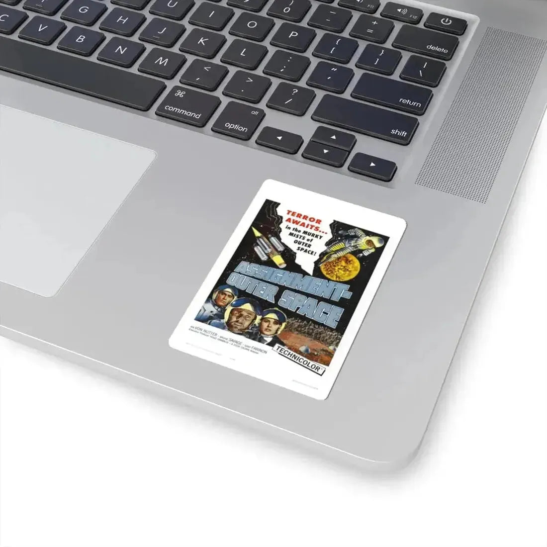 ASSIGNMENT OUTER SPACE 1960 Movie Poster - STICKER Vinyl Kiss-Cut Decal - The Sticker Space