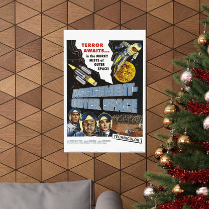 ASSIGNMENT OUTER SPACE 1960 - Paper Movie Poster-The Sticker Space