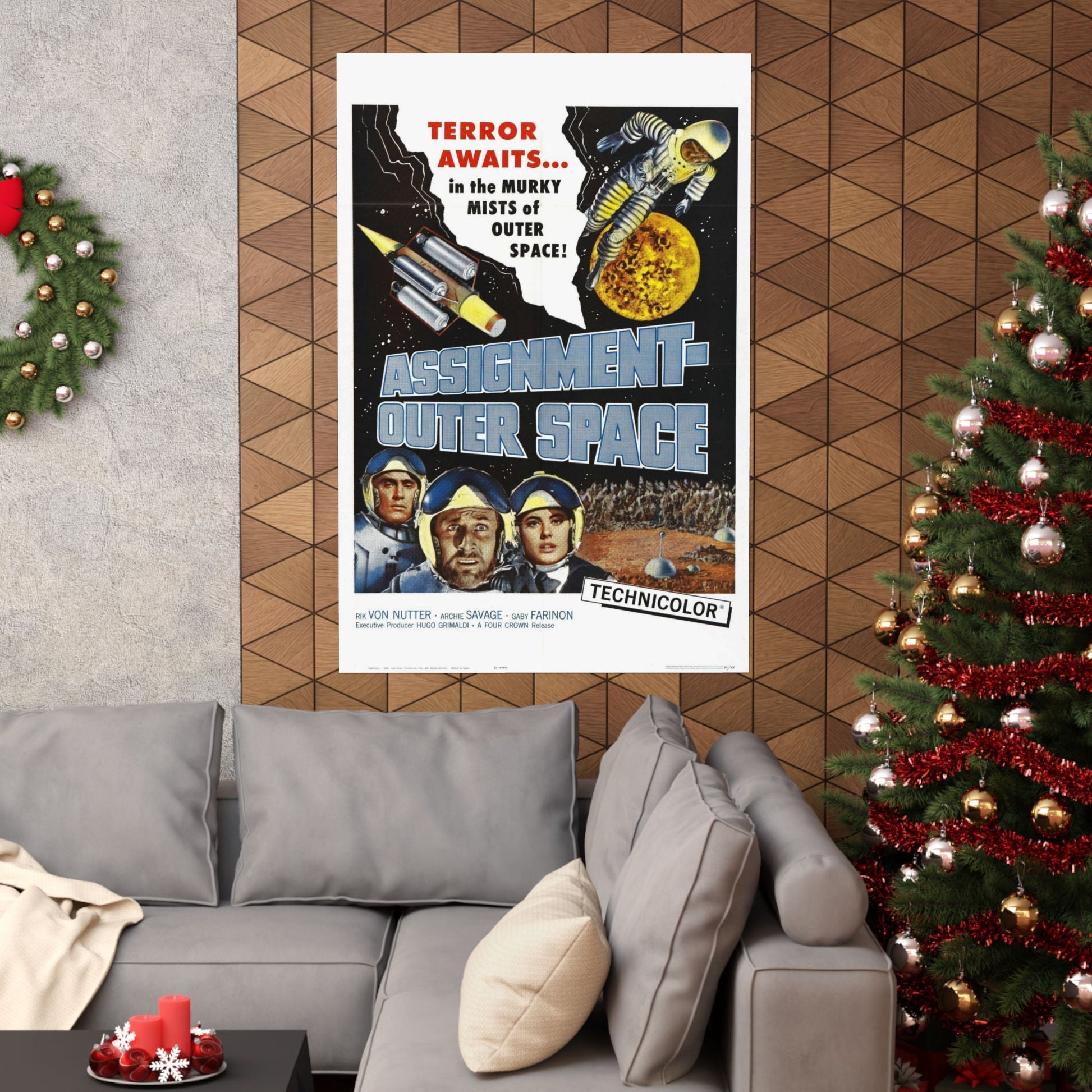 ASSIGNMENT OUTER SPACE 1960 - Paper Movie Poster-The Sticker Space