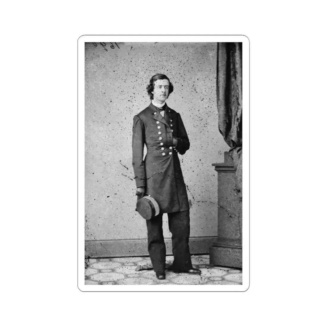 Assist. Engineer  H.P. Gregory, Usn (U.S. Civil War) STICKER Vinyl Kiss-Cut Decal 4 Inch White - The Sticker Space