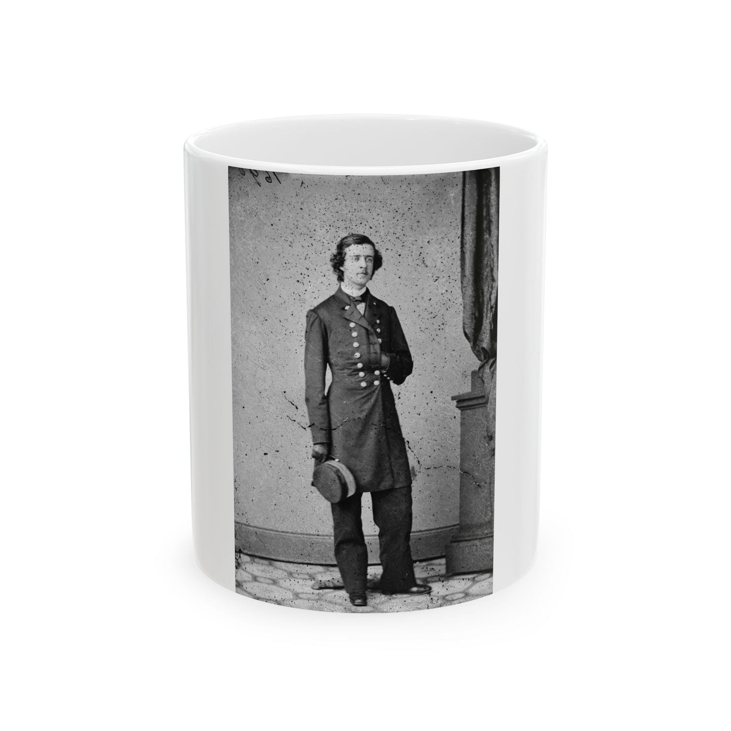 Assist. Engineer H.P. Gregory, Usn (U.S. Civil War) White Coffee Mug-11oz-The Sticker Space