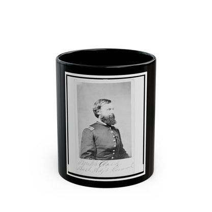 Assistant Adjunct General Temple Clark, Union Officer, Half-Length Portrait, Facing Right (U.S. Civil War) Black Coffee Mug