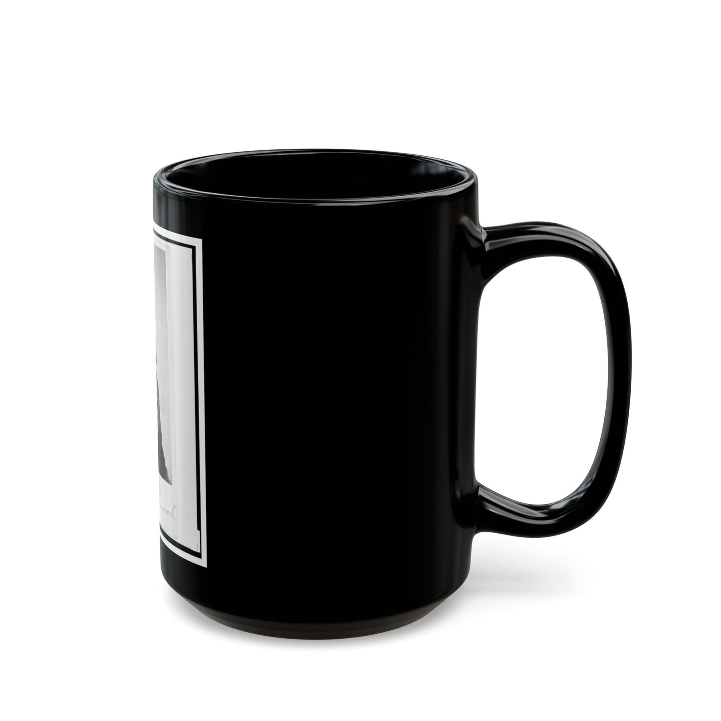 Assistant Adjunct General Temple Clark, Union Officer, Half-Length Portrait, Facing Right (U.S. Civil War) Black Coffee Mug