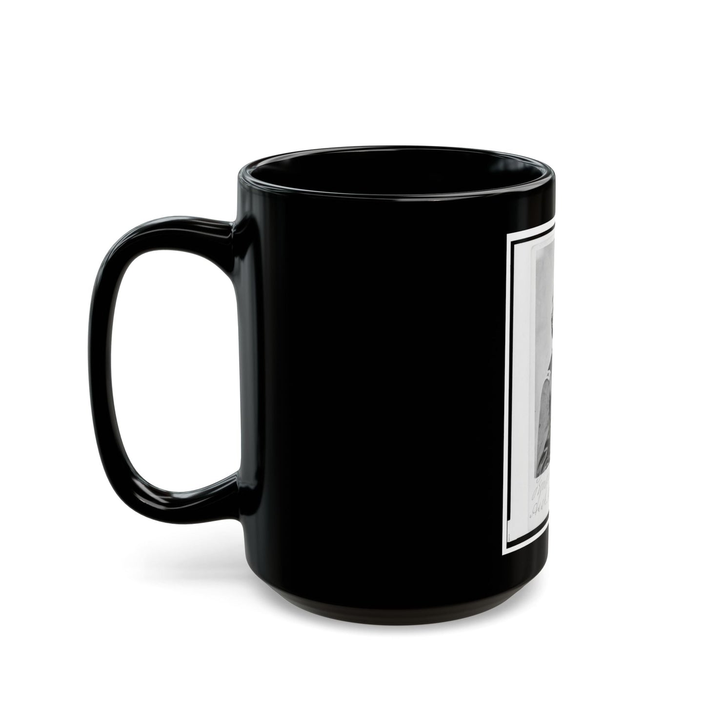 Assistant Adjunct General Temple Clark, Union Officer, Half-Length Portrait, Facing Right (U.S. Civil War) Black Coffee Mug