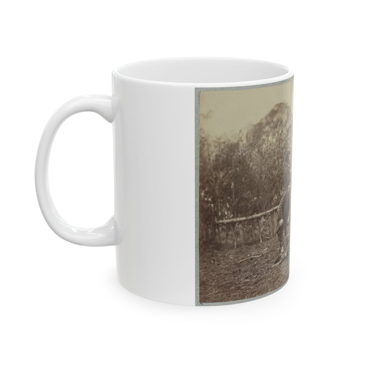 Assistant Engineers At Headquarters Army Of Potomac, Brandy Station, Va., January, 1864 (U.S. Civil War) White Coffee Mug