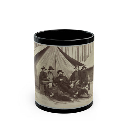 Assistant Engineers At Headquarters Army Of Potomac, November, 1864 (U.S. Civil War) Black Coffee Mug