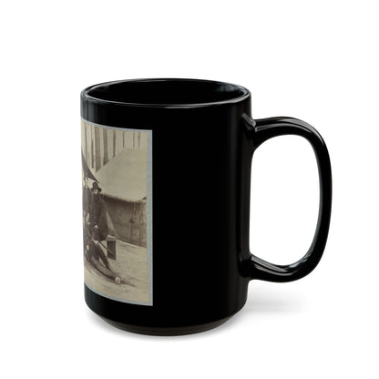 Assistant Engineers At Headquarters Army Of Potomac, November, 1864 (U.S. Civil War) Black Coffee Mug