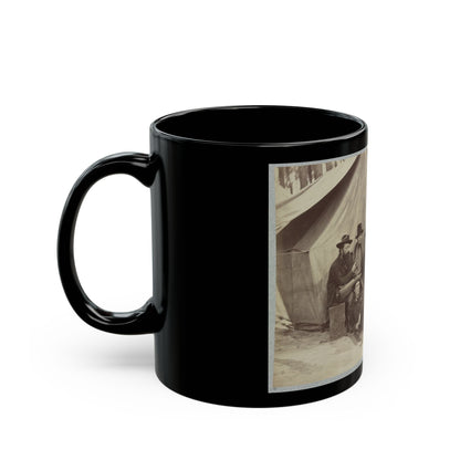 Assistant Engineers At Headquarters Army Of Potomac, November, 1864 (U.S. Civil War) Black Coffee Mug