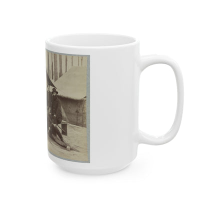 Assistant Engineers At Headquarters Army Of Potomac, November, 1864 (U.S. Civil War) White Coffee Mug