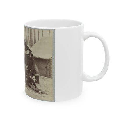 Assistant Engineers At Headquarters Army Of Potomac, November, 1864 (U.S. Civil War) White Coffee Mug