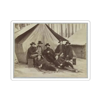 Assistant Engineers at Headquarters Army of Potomac, November, 1864 (U.S. Civil War) STICKER Vinyl Kiss-Cut Decal 6 Inch White - The Sticker Space
