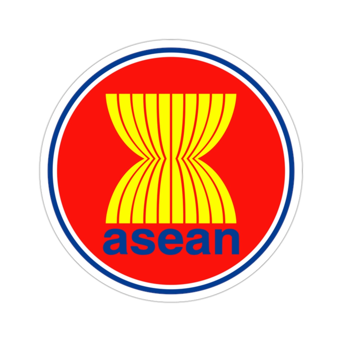 Association of Southeast Asian Nations ASEAN STICKER Vinyl Die-Cut Decal-2 Inch-The Sticker Space