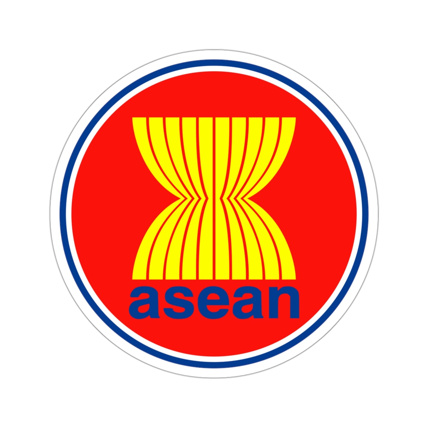 Association of Southeast Asian Nations ASEAN STICKER Vinyl Die-Cut Decal-3 Inch-The Sticker Space