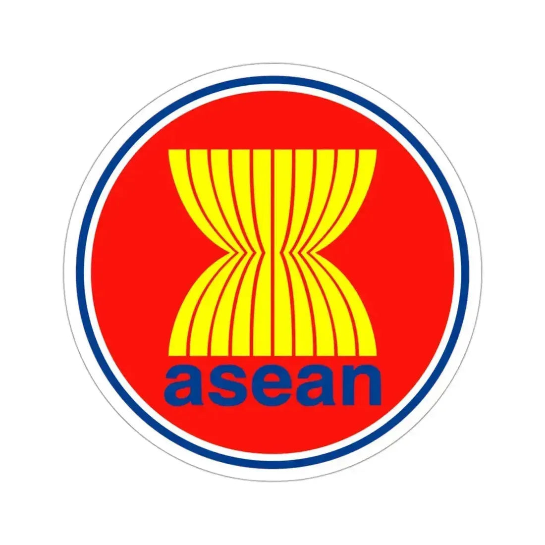Association of Southeast Asian Nations ASEAN STICKER Vinyl Die-Cut Decal 3 Inch - The Sticker Space