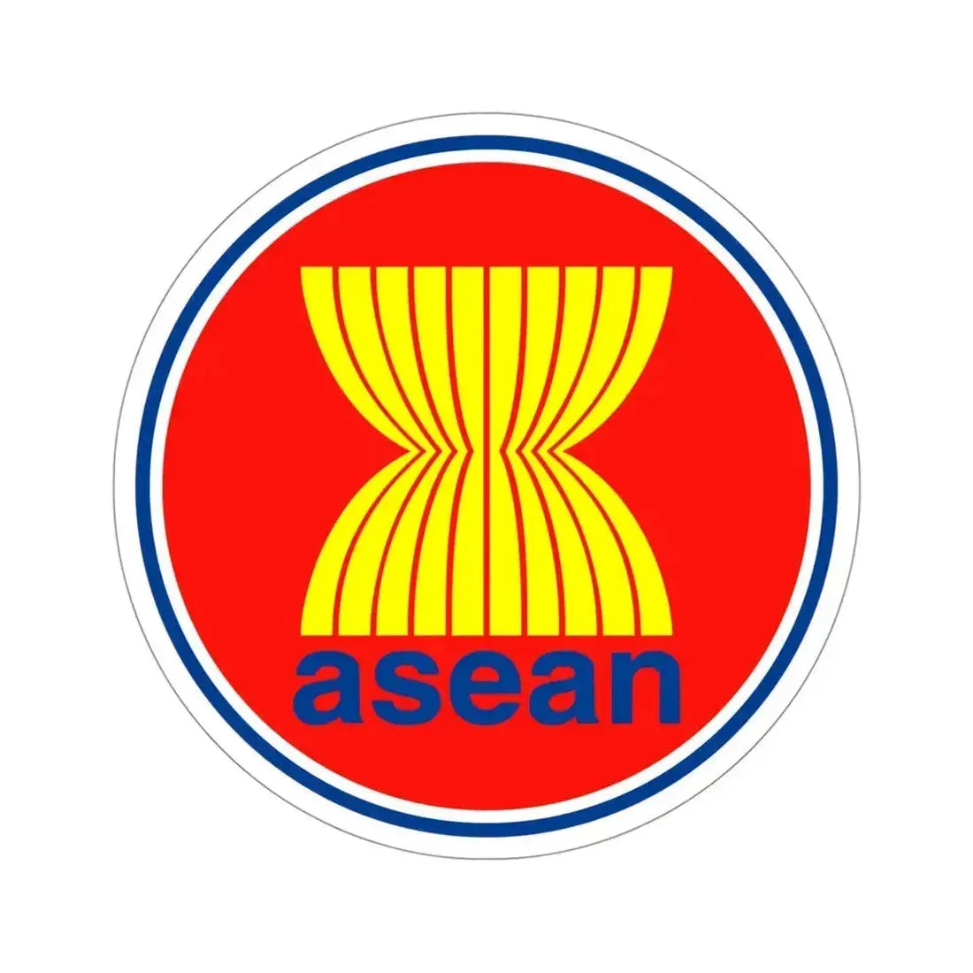 Association of Southeast Asian Nations ASEAN STICKER Vinyl Die-Cut Decal 4 Inch - The Sticker Space